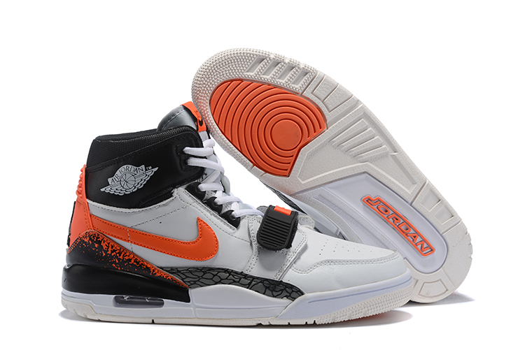 Air Jordan Legacy 312 White Orange Black Shoes